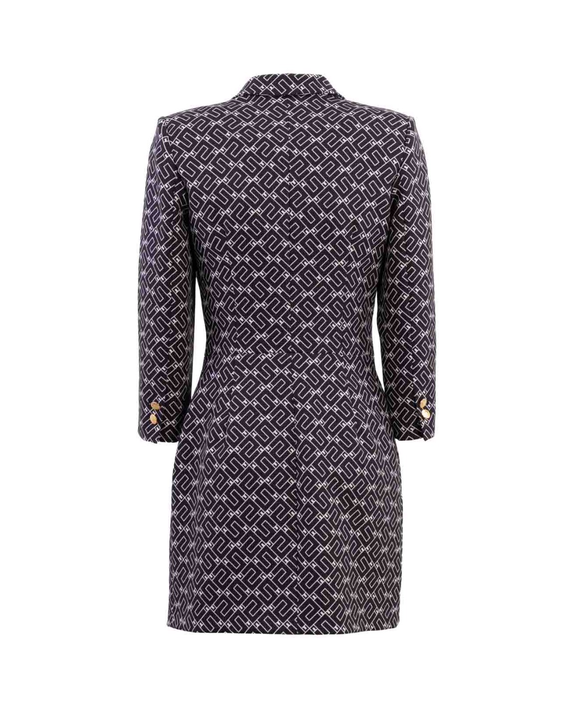 shop ELISABETTA FRANCHI Saldi Abito: Elisabetta Franchi robe-manteau in doppio crêpe stampato.
Robe-manteau in doppio crêpe stretch con stampa logo all-over. Applicazione di placche logo e bottoni in metallo dorato.
Fodera in raso.
Bottoni e accessorio in metallo dorato.
Composizione: 95% Poliestere 05% Elastane.
Fabbricato in Italia.. AB38336E2-685NERO/BURRO number 5879823